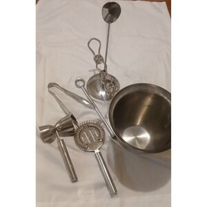 Bar Tool Partial Set Bar Tending Kit, With‎ Stainless Steal Ice Bucket